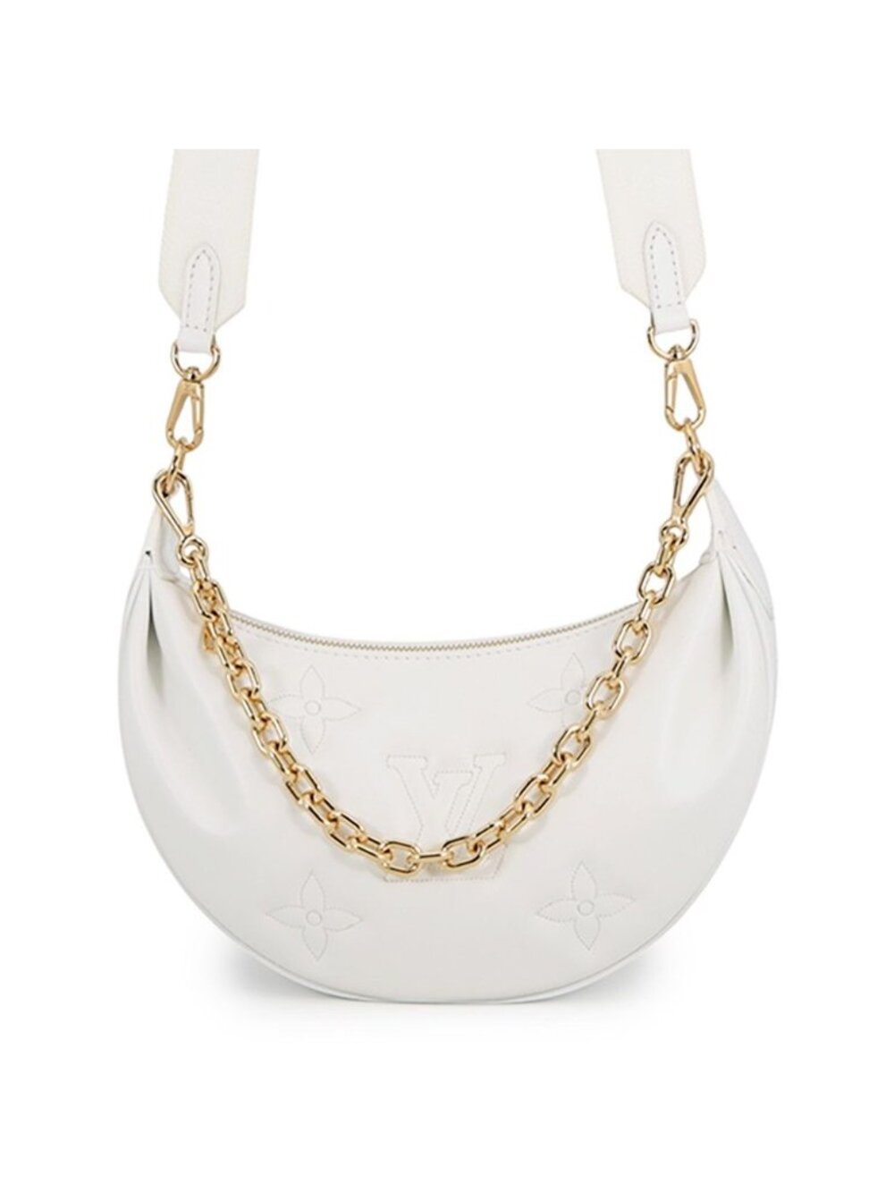 Louis Vuitton Shoulder Bag Bubble Glam Over the Moon 2-Way White